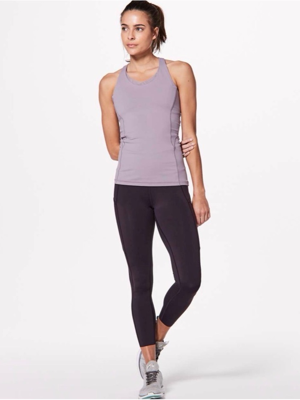 Lululemon Athletica Stash N Run Tank Dusty Dawn- Size 4